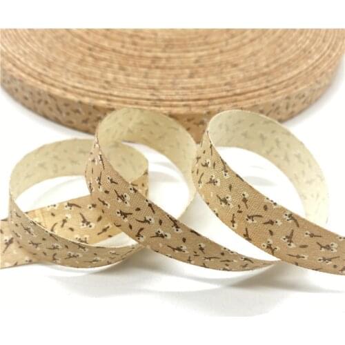 5Yards 15mm Cotton Ribbon Black and white pattern Printed Cotton Ribbons For Wedding Christmas Decoration DIY Sewing Fabric #09