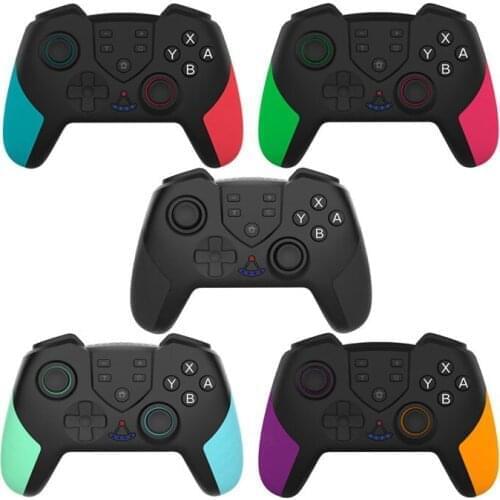 Wireless BT Gamepad with Vibration Macro Programming Function for Switch Pro with Wake-Up Function and Vibration Function