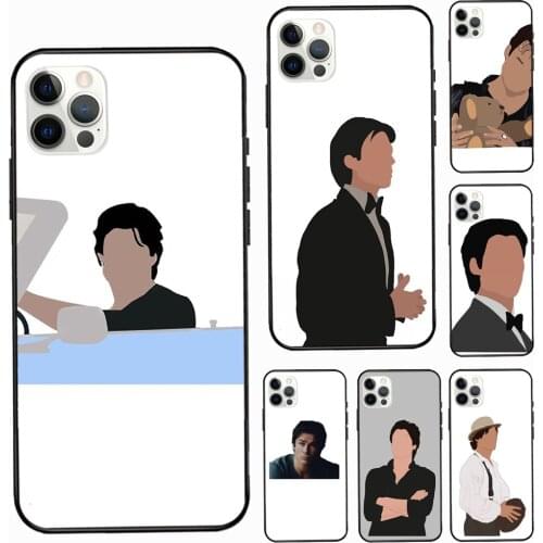 Damon Salvatore Case For Apple iPhone 12 11 Pro Max XS X XR 6S 7 8 Plus 5S SE 2020 Silicone Phone Cover