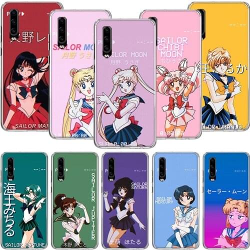 Moon Princess Anime Phone Case For Huawei P30 P40 P20 P10 Mate 20 10 30 Lite Pro P Smart Z Plus Printing Cover Coque Shell