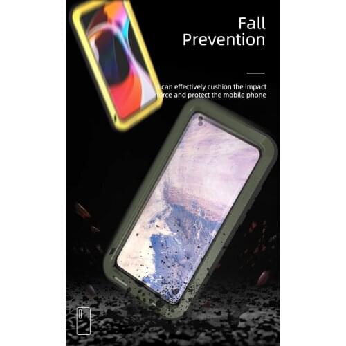 For Xiaomi Mi 10 Pro 5G Case LOVE MEI Shock Dirt Proof Water Resistant Metal Armor Cover Powerful Case for Xiaomi Mi 10 Pro 6.67