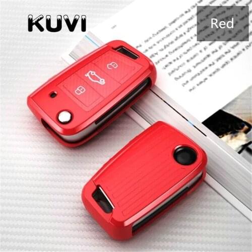 New Soft TPU Car Key Case Cover For Volkswagen VW Golf 7 mk7 Seat Ibiza Leon FR 2 Altea Aztec For Skoda Octavia