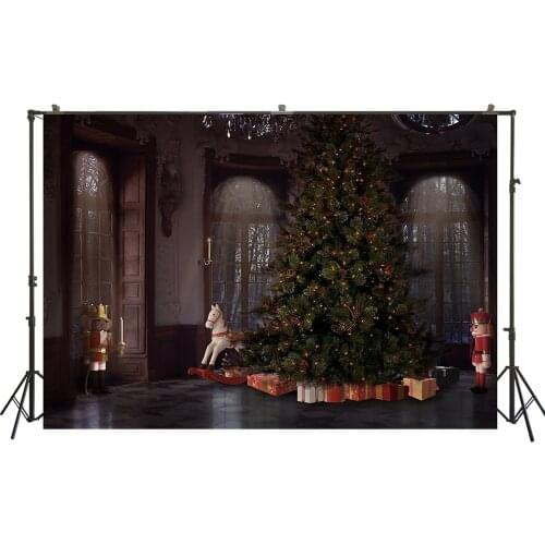 HUAYI Christmas Backdrop Christmas Xmas Holiday Family Party Photography Backdrops Studio Child Baby Photo Background W-3458
