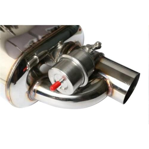 3.5" Exhaust Muffler With Valve Cutout Remote Controller wholesale race muffler