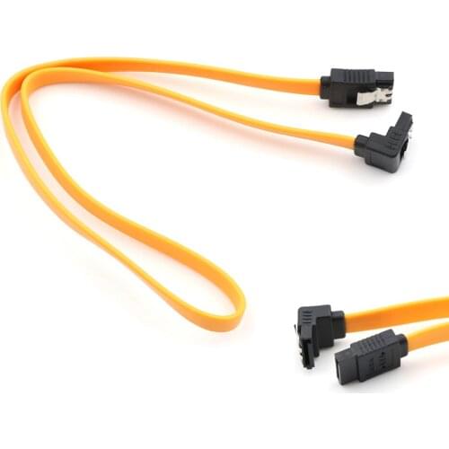45CM SATA Right Angle SATA Cable 3.0 III SATA3 6Gb s SSD Hard Drive Data Direct Right Angle Cable 1Pcs