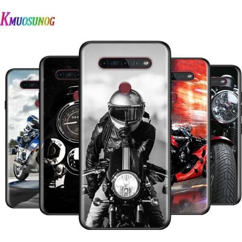 Handsome Motorcycle For LG K22 K71 K61 K51S K41S K30 K20 2019 Q60 V60 V50S V50 V40 V35 V30 G8 G8S G8X ThinQ Phone Case