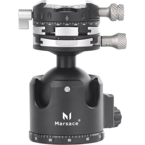 Marsace XB-3PRO tripod Gear precision Panorama combination ballhead 3.5°slider For camera sony canon nikon fujifilm
