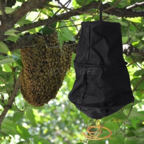 Multi-function Bee Cage Faux Leather Fabric Beekeeping 3 Layers Apiculture Wild Outdoor Use Bee Hives