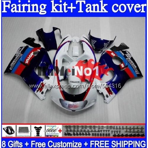 +Tank For SUZUKI SRAD GSXR 750 600 GSX-R600 White Black 62MC.35 GSXR750 GSXR600 96 97 98 99 00 1996 1997 1998 1999 2000 Fairing