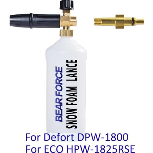Snow Foam Lance Soap Gun Foam Nozzle Foam Generator Foam Maker for Defort DPW ECO HPW High Pressure Washer Car Clean Foam Wash