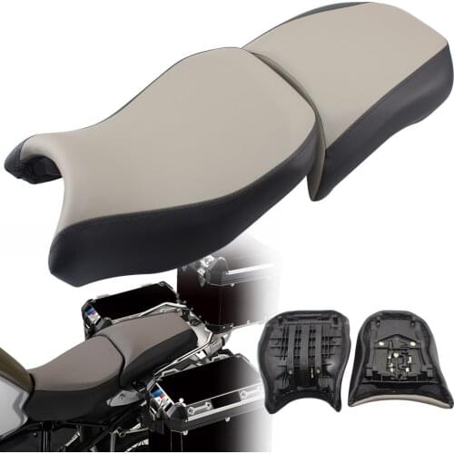 Front Rider Seat+Rear Passenger Seat Pillion Cushion For BMW R1200GS R1200 GS 2013-2017 Motorcycle Accessories