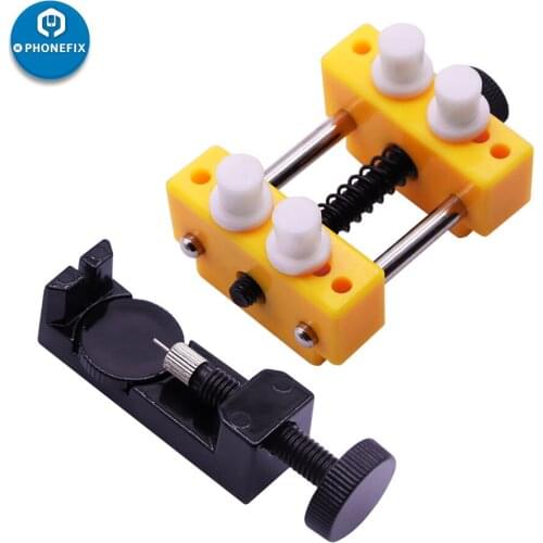 Adjustable Watch Back Case Opener Watch Band Link Remover Slit Strap Bracelet Chain Watch Pin Link Remover Watch Repair Tool Kit