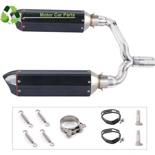 GSR400 GSR600 BK400 BK600 GSR BK 400 600 Modified Link Pipe Motorcycle Full Exhaust Muffler Escape System Slip-On