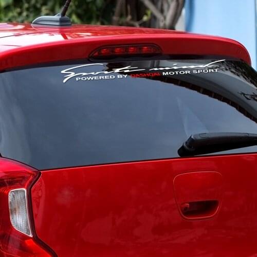For Nissan Qashqai Auto Windscreen Front Rear Windshield Reflective Sticker Waterproof Vinyl Car Stickers And Decals Accessories