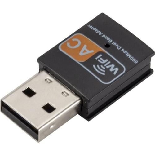 2.4GHz+5GHz Dual Band 600mbps USB Wifi Adapter Wireless Network Card Wireless USB WiFi Adapter wifi Dongle PC Network Card
