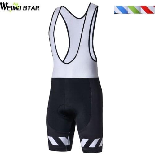 Weimostar Cycling Bib Short Men Outdoor Wear Bike Bicycle Cycling 3D Padded Riding Bib Shorts XS-5XL 4Colors Bicycle Bib Shorts