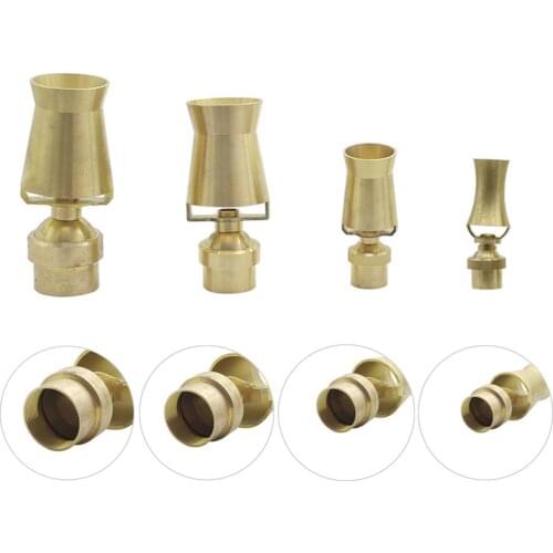 1 Pc Brass Ice Tower Cedar Fountain Nozzles 3/4" 1" 1.5" 2" Air-Blended Bubbling Jet Fountain Garden Landscape Ornamental Nozzle