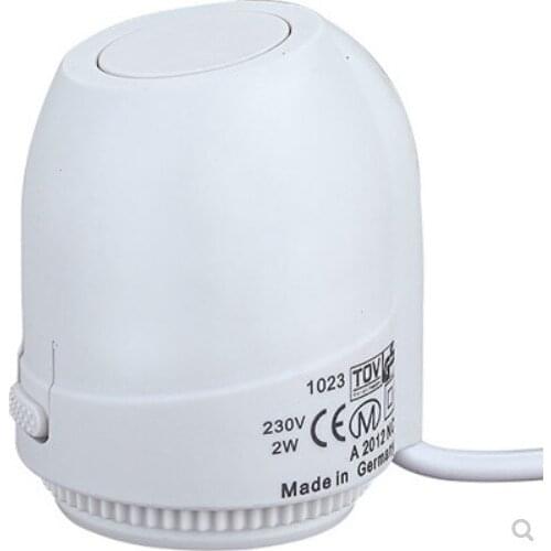 24v 230v NO NC normally open close electric thermal actuator valve for manifold radiant room underfloor heating electrotermico