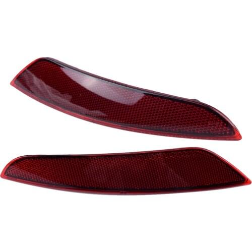 5KD945105A 1 Pair Car Rear Bumper Corner Reflector Light Lamp Plastic 5KD945106A Fit for VW Golf 6 MK6 2009 2010 2011 2012 2013