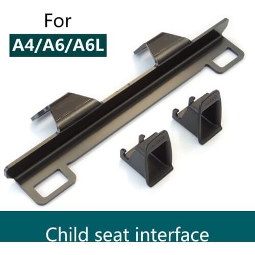 Car Child Seat Universal Restraint-Anchor Mounting Kit Latch Interface Bracket for A4 A6 A6L ISOFIX Belt Connector