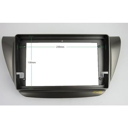 Car Radio Fascia,gps navigation fascia panel is suitable for 2006 Mitsubishi Lancer IX 9 inch, Double Din Car Audio Frame