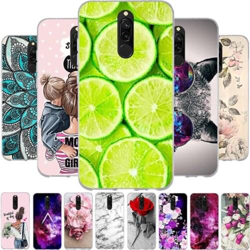 B Case for Xiaomi Redmi 8 Cases full Protection Soft TPU Silicon Back Cover on Redmi 8 Bumper hongmi 8 Phone Shell Bag coque