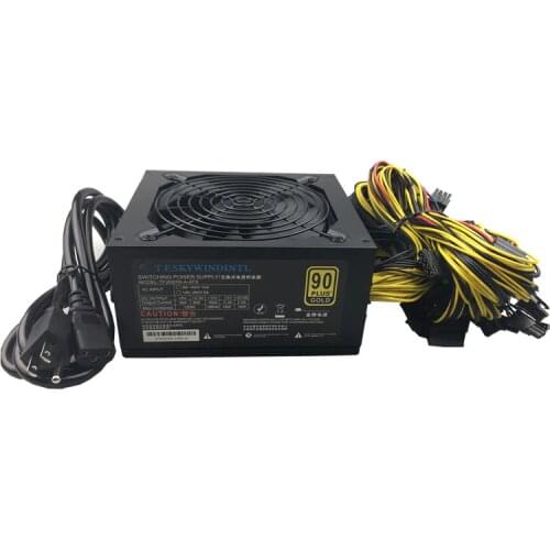 T.F.SKYWINDINTL 2000w Power Supply 2000W mining power supply 220V For Ethereum Coin computer Mini Machine Power Source 24pin psu