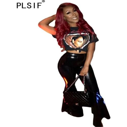 All Black High Pockets Hip Open Fork Skinny Pants Sexy Tight Club Party Lady Fashion Sheath Trouser