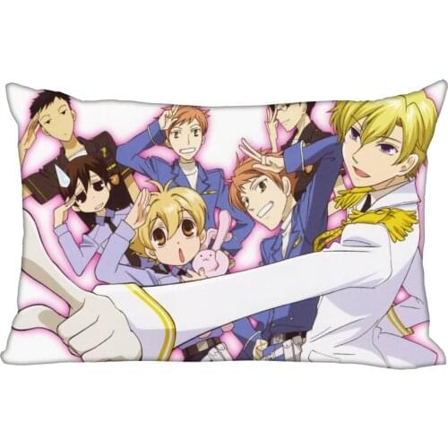 Ouran High School Host Club Pillowcase 45x35cm(One Side)Rectangle Zipper Pillow Case Throw Wedding Decorative Pillowcase Cover