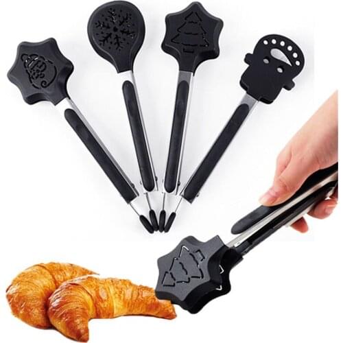 Food Clip Bread Tong Cake Clip Christmas Series Shape Kitchen Accessories Food Tool