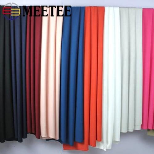 50/100cm *150cm Width Stretch Knited Fabric Polyester Material for Skirt Dress Pants Swimwear Clothing Crafts Accessories