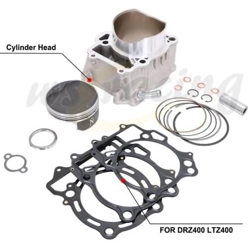 Motorcycle Cylinder Rebuild Kit Cylinders Head Piston Ring Gasket Kits For Suzuki DRZ400 DRZ 400 LTZ400 LTZ 400