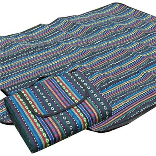 Export Korea Folk Wind Outdoor Camping Mat Picnic Tent Beach Crawling Mat In Nice Design 200*150Cm Portable Easy Carry