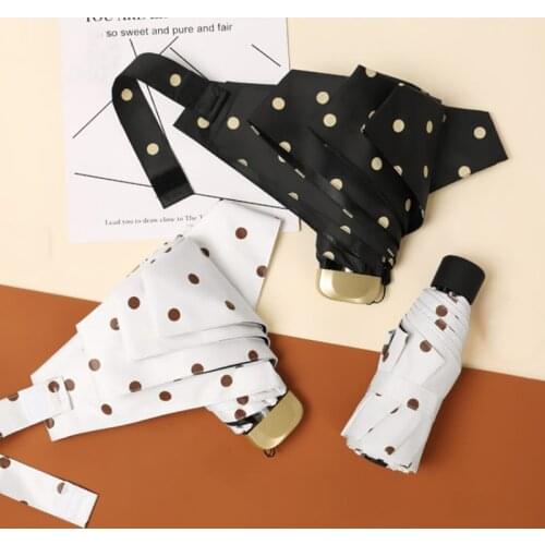 Mini Pocket umbrella rain women Pongee paraguas plegable Sun protection Anti-UV umbrella parapluie folding women Gifts Parasol