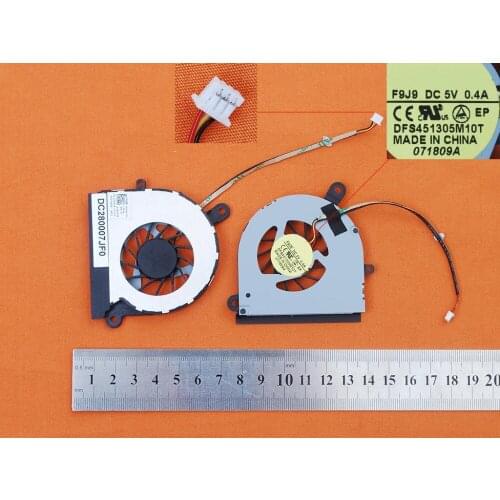 New Laptop Cooling Fan For DELL Inspiron 13Z 1370 Original PN DFS451305M10T DC280007JF0 CPU Cooler Radiator