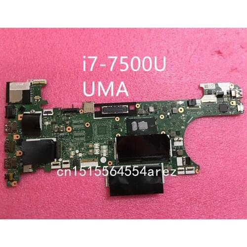 Original laptop Lenovo Thinkpad T470 motherboard mainboard i7 i7-7500U UMA 01AX995