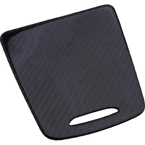 Front Center Control Console Storage Box Cover Trim Panel Carbon Fiber Fit for Mercedes-Benz CLA GLA A Class 2013-2016 2017 2018