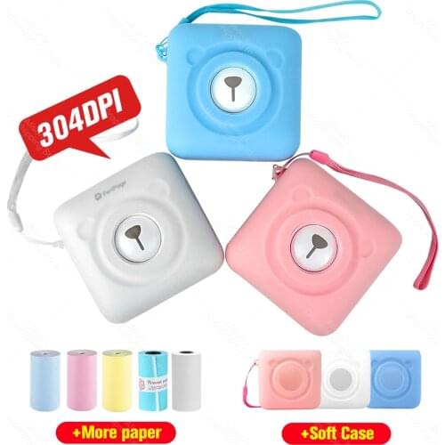 PeriPage Thermal Mini Bluetooth Printer 304dpi Thermal Picture Photo label Portable Printer for Android IOS Mobile Phone