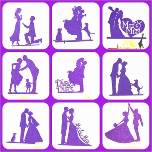Wedding Cake Topper Bride And Groom Topper Wedding Decorations Cupcake Topper Wedding Party Supplies Mr Mrs Wedding Cake Toppers