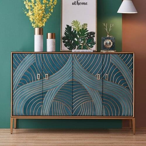 Zq Household Entrance Cabinet Affordable Luxury Style Living Room American Hallway Door Wall Home Shoe Cabinet