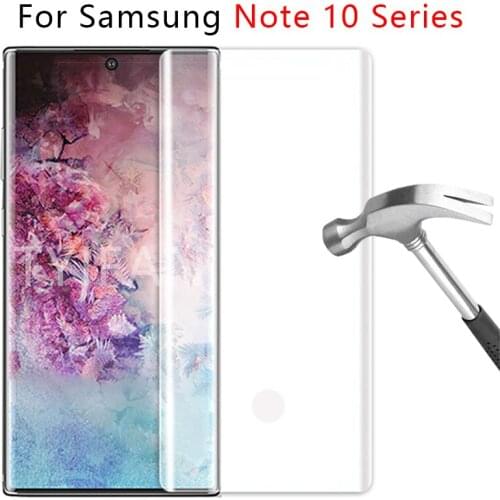 Tempered Glass phone Case For samsung note 10 pro plus cover Protective Glas Screen Protector On galaxy note10 not Accessories