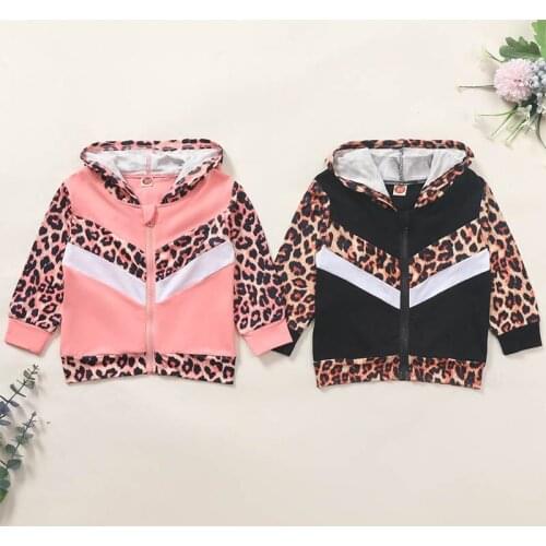 2021 Girls Hooded Color Block Sweater Europe and America Autumn Long Sleeve Zipper Thin Sweater Jacket