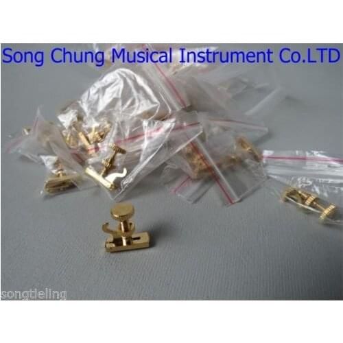 10pcs golden (British) hill-style violin fine tuners,adjuster