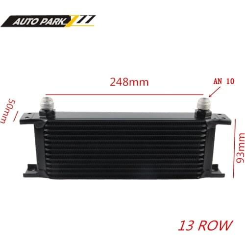13 ROW AN10 universal aluminum British type engine tranmission racing oil cooler