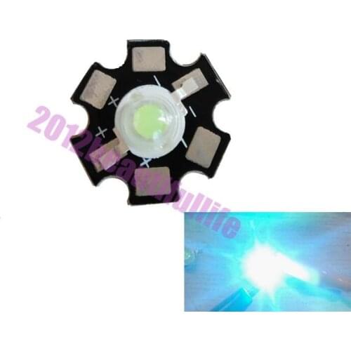 50pcs/lot 1W 3W Ice Blue High Power Led
