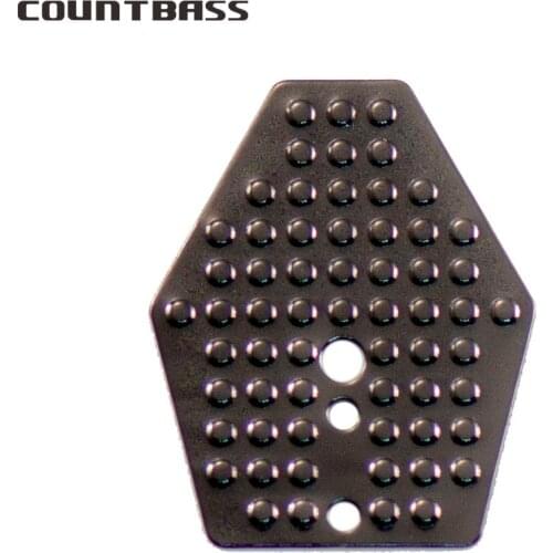 50pcs Swim Jig Blade, Stainless Steel Chatterbait Blade, DIY Vibration Jigs, Casting Wobble fishing Jig Lure