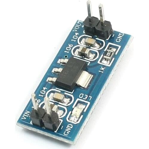 ABKM Hot AMS1117-3.3 DC Power Module Step-Down Voltage Regulator Adapter Convertor 3.3V Out
