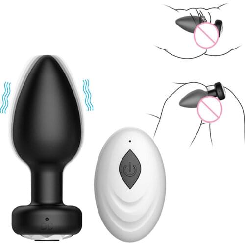 Anal Plug Vibrators For Men Prostate Massager Masturbators Women Vagina Stimulator Dildos Remote Control Male Anus Butt Sex Toys