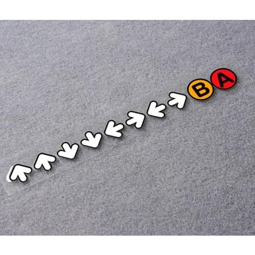 Car Styling Vinyl Fashion Classic Game FC AB Hide Mode Auto Window Body Tail Sticker Decals 22x2.4cm
