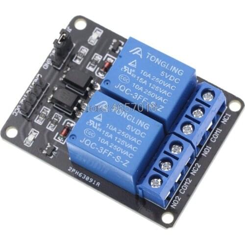 Free shipping 5PCS 5V 2 Channel Relay Module Shield for Arduin ARM PIC AVR DSP Electronic .We are the manufacturer